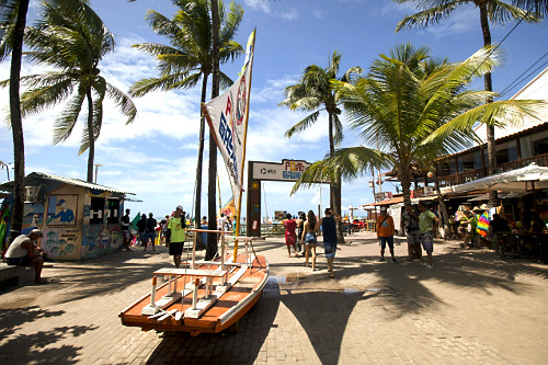 Praça da vila de Porto de Galinhas