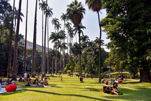 Jardim histórico do Museu da República - paisagismo atribuído a Auguste Marie Françoise Glaziou - bairro C