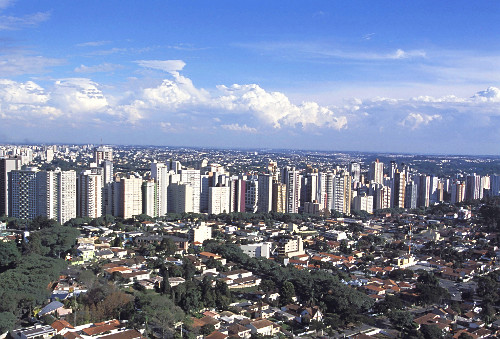 Vista da cidade de Curitiba
