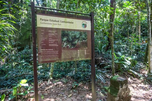 Informação turística do Parque Estadual Cunhambebe - Costa Verde