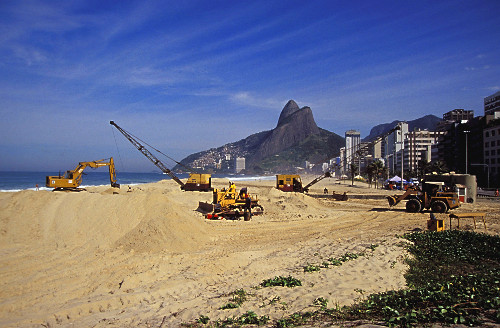 Praia de Ipanema - lixo
