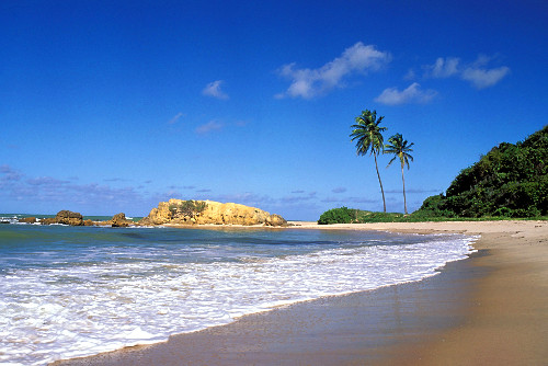 Praia de Tabatinga - litoral Sul