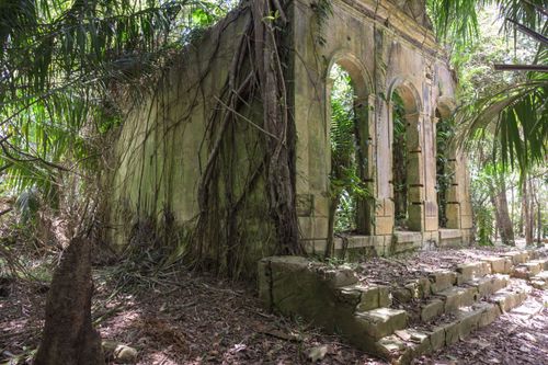 Ruínas de Airão Velho - antigo polo econômico durante o Ciclo da Borracha - Parque Estadual do Rio Negro