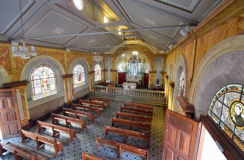 Vista interna da Igreja do Rosário 