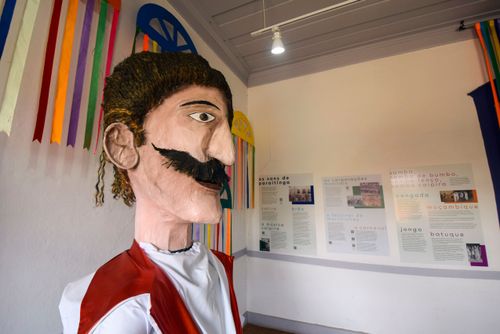 Boneco em exposição na Casa de Oswaldo Cruz - antiga residência do médico - hoje abriga um museu 