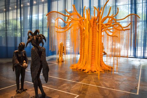 Instalação de Nádia Taquary - 36ª Bienal Internacional de São Paulo no Pavilhão Ciccillo Matarazzo - Par