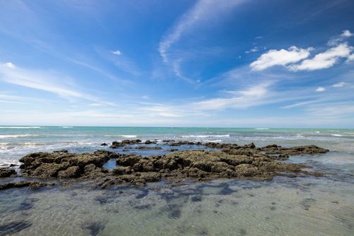 Lugar conhecido como Suspiro da Baleia na Praia de Tourinhos - Polo Costa das Dunas 