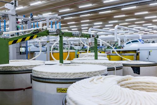 Fitas de algodão do setor de fiação de indústria têxtil