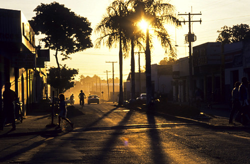 Pôr do sol no antigo município de Miracema do Norte