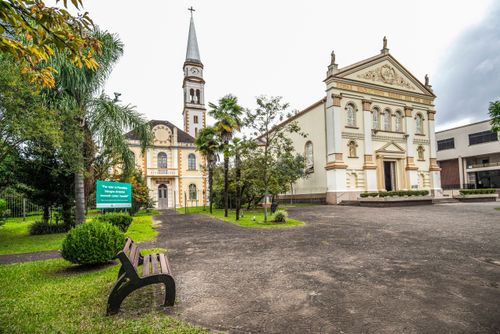 Paróquia Nossa Senhora do Rosário -  centro da cidade - Serra Gaúcha