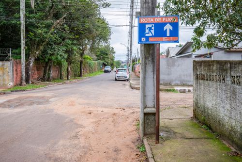 Rota de Fuga do DNOS Departamento Nacional de Obras e Saneamento em caso de rompimento da barragem