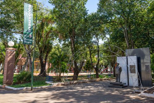 Praça XV de Novembro - Homenagem à Getúlio Vargas