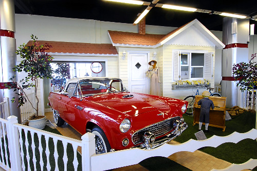 Museu da Tecnologia da Ulbra em Canoas - RS - Museu do Automóvel - Ford Thunderbird 1945 