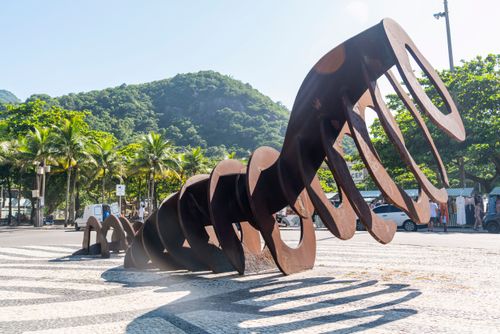 Escultura A Baleia - obra de Ângelo Venosa