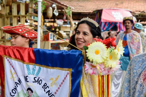 Grupo Congada São Benedito de São Sebastião-SP no Festival de Cultura Tradicional Paulista - Revelando São