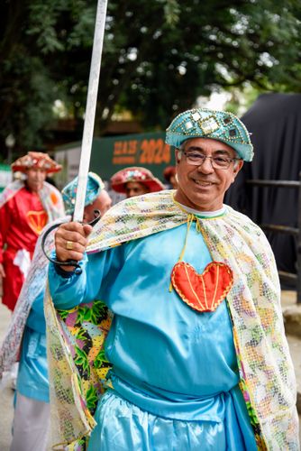 Grupo Congada São Benedito de São Sebastião-SP no Festival de Cultura Tradicional Paulista - Revelando São